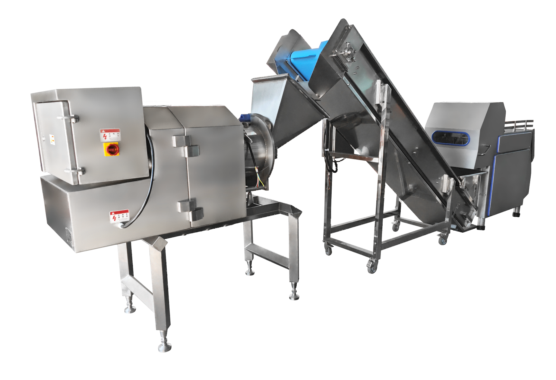 凍肉切丁生產線